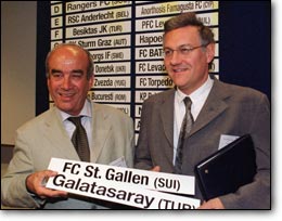 Galatasaray, St. Gallen ile eleti