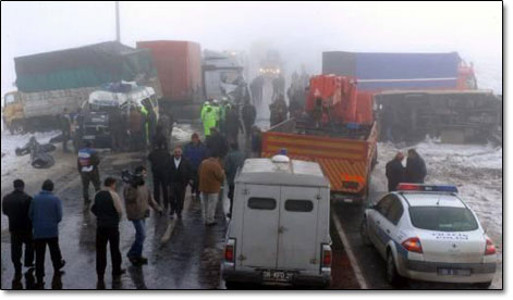 kayseri de trafik kazasi 7 olu