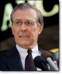 ABD Savunma Bakan Donald Rumsfeld